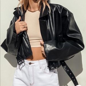 Lioness x Princess Polly Staten Island Jacket - Black